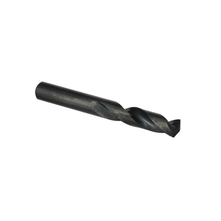 Drill America DWDST Series High-Speed Steel Screw Machine Length Drill Bit, Black Oxide Finish, Round Shank, Spiral Flute, 135 Degrees Split Point, 1-1/32" Size, Pack of 1