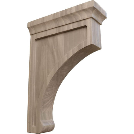 Ekena BKTW02X07X10GOWA 2 1/2-Inch Width x 7-Inch Depth x 10-Inch Height Large Gomez Wood Bracket - Walnut
