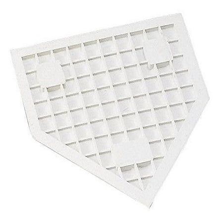 Champion Sports-96 Heavy-Duty Rubber Home Plate, W