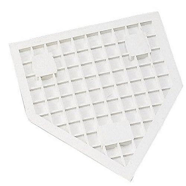 Champion Sports-96 Heavy-Duty Rubber Home Plate, W