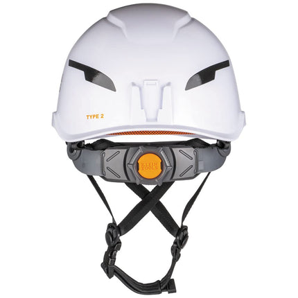 Safety Helmet Type-2 Non-Vented Class E w/Recharge Headlamp