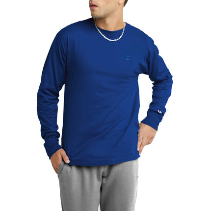 Champion Men's Classic Jersey Long Sleeve Tee, Sur