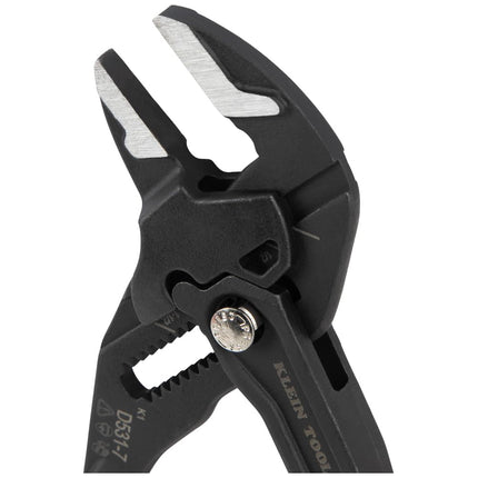 Klein Tools D53102KIT Adjustable Pliers Wrench Set, Compact High-Leverage Parallel Smooth Jaw Pliers, 7-Inch and 10-Inch, 2-Piece