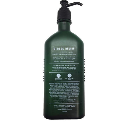 Bath and Body Works Aromatherapy STRESS RELIEF Body Lotion - Eucalyptus Spearmint 192 mL