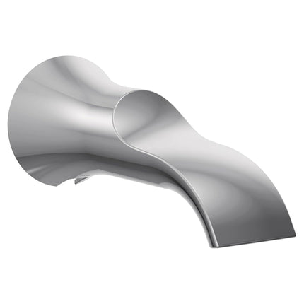 Moen S3836 Doux 1/2-Inch Slip Fit Connection Non-Diverting Tub Spout, Chrome