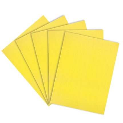 uxcell Corrugated Plastic Sheets,3mm Yellow Blank 