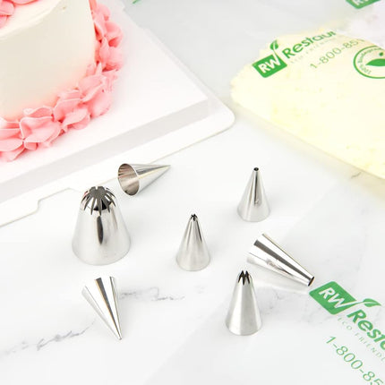 Restaurantware-Pastry Tek Piping Tip, 1 Open Star Decorating Tip - #17, Dent-Resistant, Stainless Steel Icing Tip, Dishwasher-Safe, Decorate Cupcakes, Cakes, or Cookies