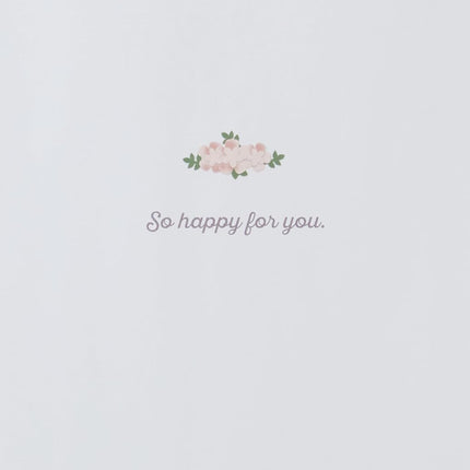 Hallmark Signature Wedding, Bridal Shower, or Engagement Card (Here Comes The Bride)