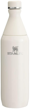 Stanley All Day Slim Bottle 20 oz | Twist On Lid with Leakproof Seal | Slim Design for Travel & Gym | Insulated Stainless Steel | BPA-Free | Cream