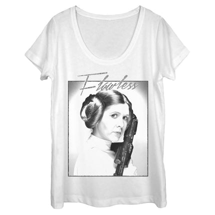 T-shirt à manches courtes Star Wars Flawless pour femme, blanc, XXL