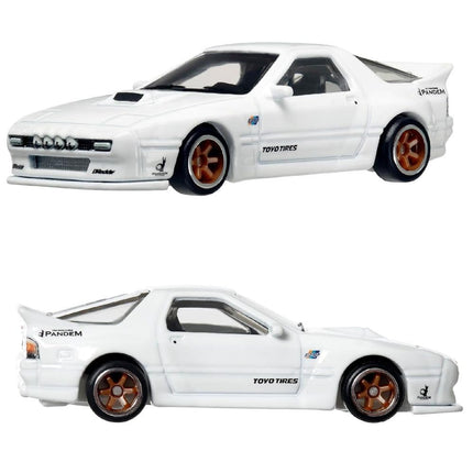 Hot Wheels Premium 2-Pack '04 Mazda Mazdaspeed Miata/Mazda RX7 FC Pandem HRR75 [Mini Car] [3 Years Old and Up]