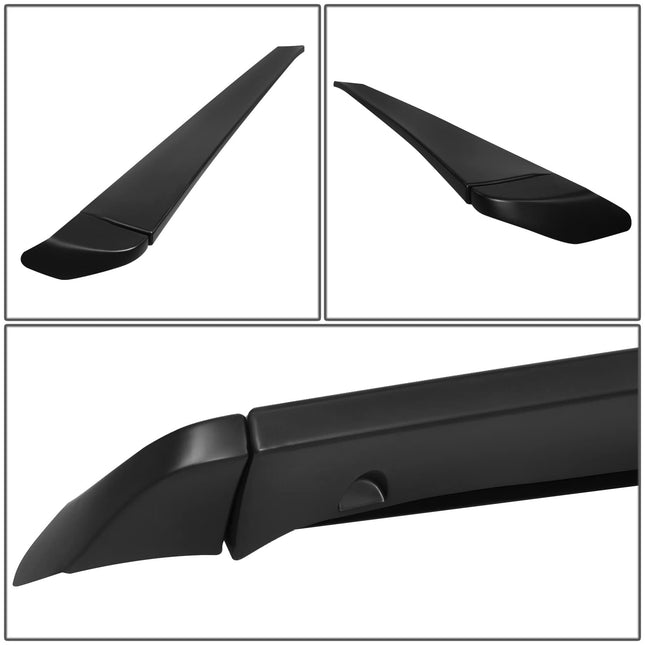DNA MOTORING ZTL-Y-0239 Intimidator Style 3-Pc Tailgate Spoiler Cap Moulding Top Protector Compatible with 99-06 Silverado/Sierra 1500,Black