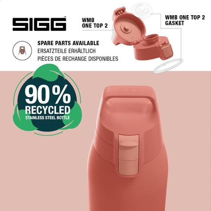 SIGG - Insulated Water Bottle - Shield Therm One - Suitable for Carbonated Beverages - Leakproof - Dishwasher Safe - BPA Free - 90% Recycled Stainless Steel - 0,5L / 0,75L / 1L