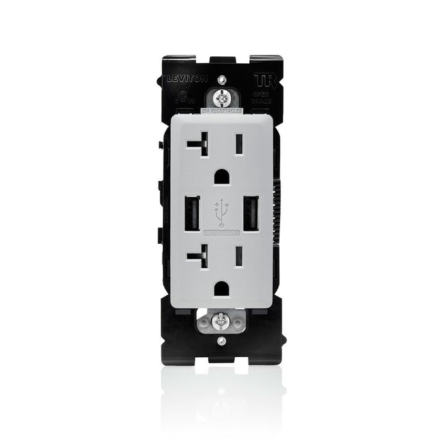 Leviton RUAA2-PG Renu USB Charger/Tamper-Resistant