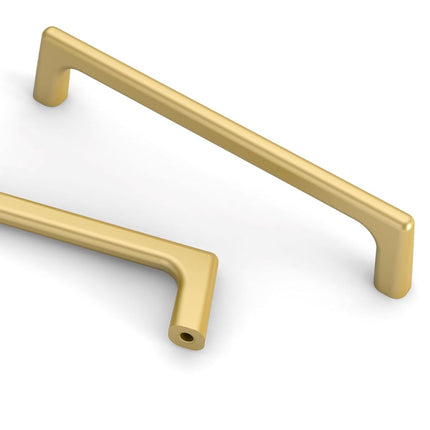 Asidrama 10 Pack 5 Inch(128mm) Gold Cabinet Pulls 