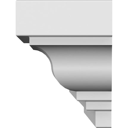 Ekena Millwork CRH04X75ST-1 75" Bottom 81" Top Width x 4 H x 1/2" P Standard Crosshead