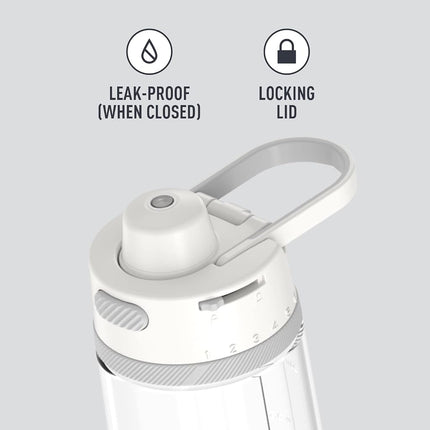 Thermos, ALTA Series, Hydration Bottle with Spout 24 Ounce, Sleet White