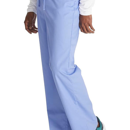 Dickies Women and Men Natural Rise Pant with 2 Pockets and Adjustable Drawstring, 83006, Ceil Blue, X-Large