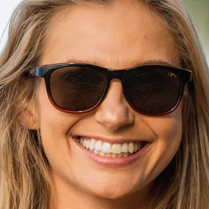 Tifosi Swank Single Lens Sunglasses (Brown Fade, Brown)