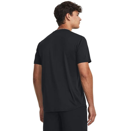 Under Armour Men's Challenger Train Short Sleeve, Lightweight and Quick-Drying Sports Top, Men's T-Shirt for Training, Gym and Casual Wear,Blue Atlantis / / High Vis Yellow,MD