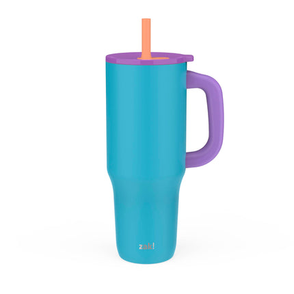 Zak Designs Sutton Travel Tumbler for On The Go, 4