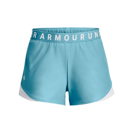 Under Armour Women's Play Up 3.0 Shorts, (433) Glacier Blue/White/White, XS