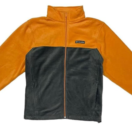 Chaqueta de forro polar Granite Mountain de Columbia para hombre, Mandarina/Gris, XL