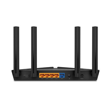 TP-Link Archer AX10 Wi-Fi 6 WLAN Router (1202 Mbps 5 GHz, 300 Mbps 2.4 GHz, 4 × Gigabit LAN Ports, Access Point Mode, HomeCare, Compatible with Alexa), Black