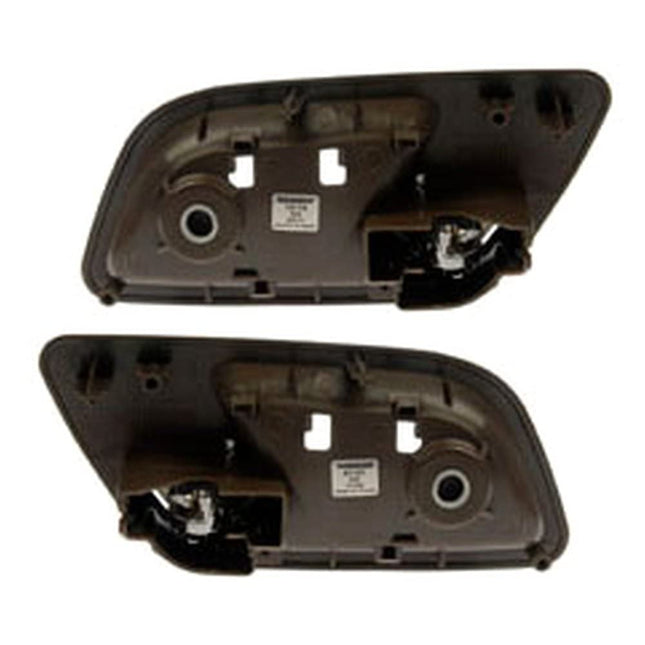 TRQ Door Handles Inside Silver Front or Rear Pair Set for Toyota Corolla Matrix