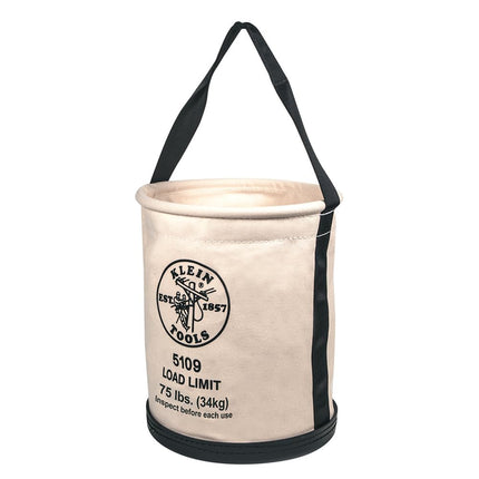 Klein Tools 5109 Canvas Bucket, Wide-Opening Strai