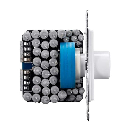 Monoprice 120-Watt Rotary Resistance Speaker Volume Control, 12-Position Switch, 36dB Attenuation, Solderless Speaker Terminals