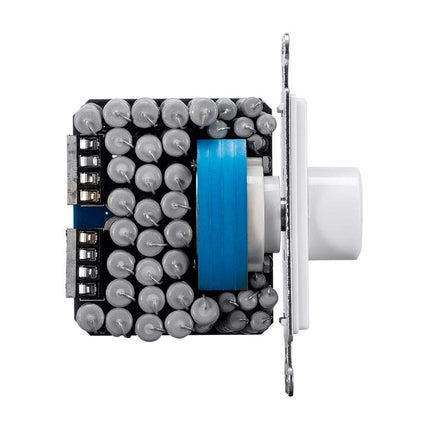 Monoprice Contrôleur de volume rotatif pour enceintes 120 W, commutateur 12 positions, atténuation de 36 dB, bornes de haut-parleur sans soudure