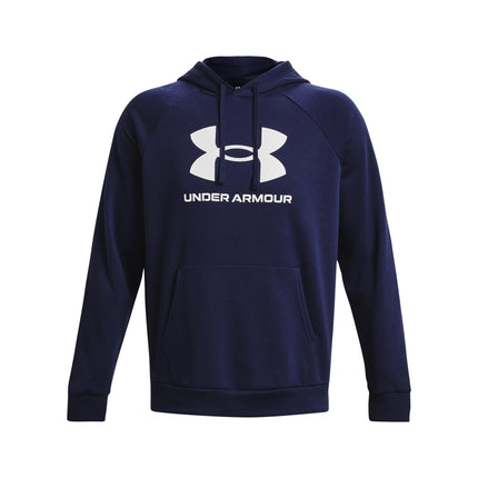 Under Armour Men's UA Rival Fleece Logo HD Shirt Midnight Navy