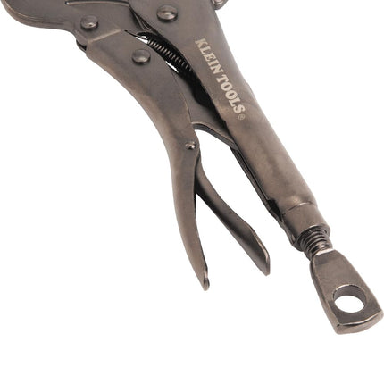 Klein Tools 38632 C-Clamp Locking Pliers with Standard Jaws, Intuitive Thumb Knob, Adjustable Clamp for Home, Shop, Woodworking, 11-Inch