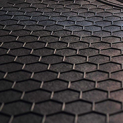 FH GROUP F16403BLACK ClimaProof™ for all weather protection Universal Fit Black Cargo Mats fits most Cars, SUVs, and Trucks (Semi Custom Trimmable Vinyl, 55” x 32)