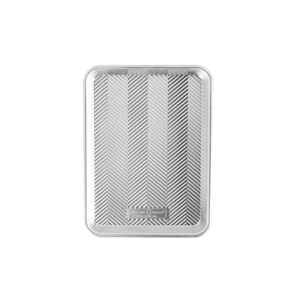 Nordic Ware Prism Quarter Sheet, Aluminium Baking Sheet with Improved Airflow, Premium Bakeware Made in The USA, Silver,L: 12.1" x W: 8.8" x H: 1.1"