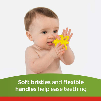 Colgate Baby Toothbrush and Teether, Bpa Free, 2 Count
