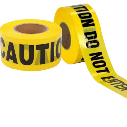2 Pack Caution DO NOT Enter Barricade Tape – 3in x