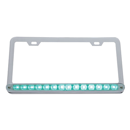 United Pacific 39780 14 LED Light Bar License Fram