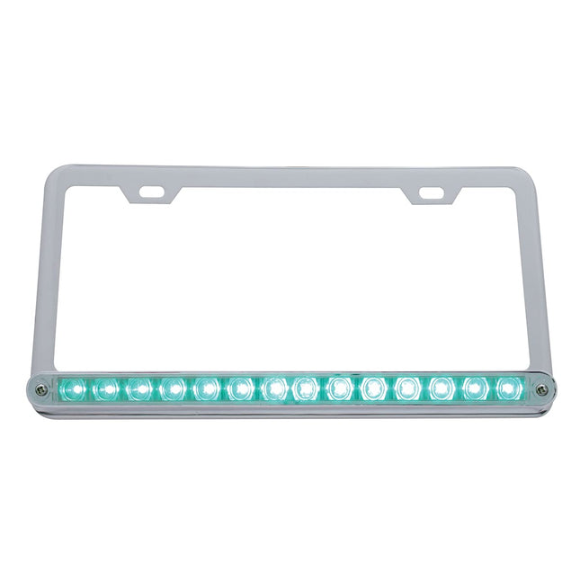United Pacific 39780 14 LED Light Bar License Fram