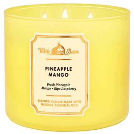 Bath and Body Works, White Barn 3-Wick Candle w/Es