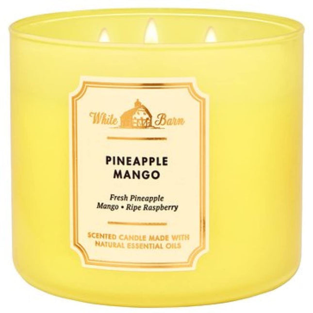 Bath and Body Works, White Barn 3-Wick Candle w/Es