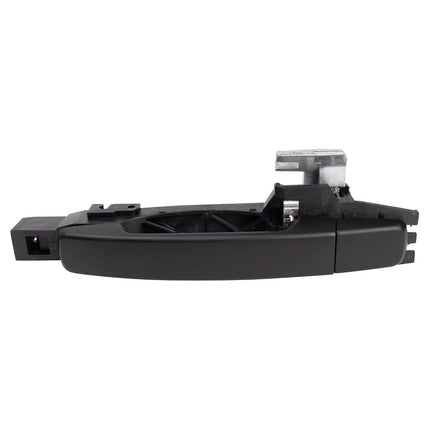 TRQ Rear Left Exterior Door Handle Black Drivers Side