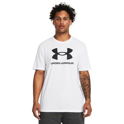 Under Armour Mens Sportstyle Logo Update T-Shirt White 4XL