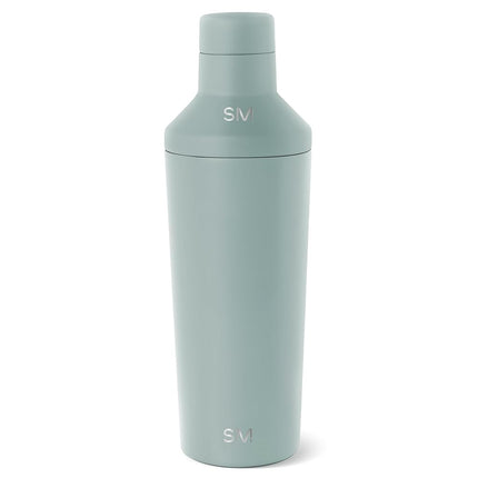 Simple Modern Cocktail Shaker Set with Jigger Lid 