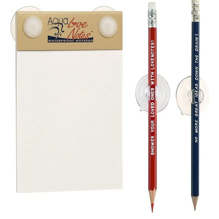 Waterproof Notepad Love Notes With 2 Pencils and H