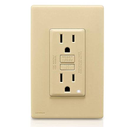 Leviton RGF15-RE 15 Amp Renu Self-Test Tamper-Resistant GFCI Outlet in Red Delicious