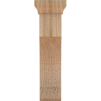 Ekena BKTW02X06X08GORO 2 1/2-Inch Width x 6-Inch Depth x 8-Inch Height Medium Gomez Wood Bracket - Red Oak