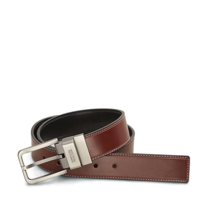 Kenneth Cole REACTION Men's Brown Out 1-1/2" Leath
