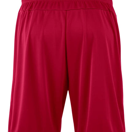 Mizuno Men's Icon 8" Short, Red-Charcoal-Shadow, X-Large